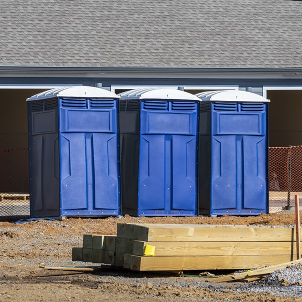 what is the maximum capacity for a single porta potty in St Mary Kentucky